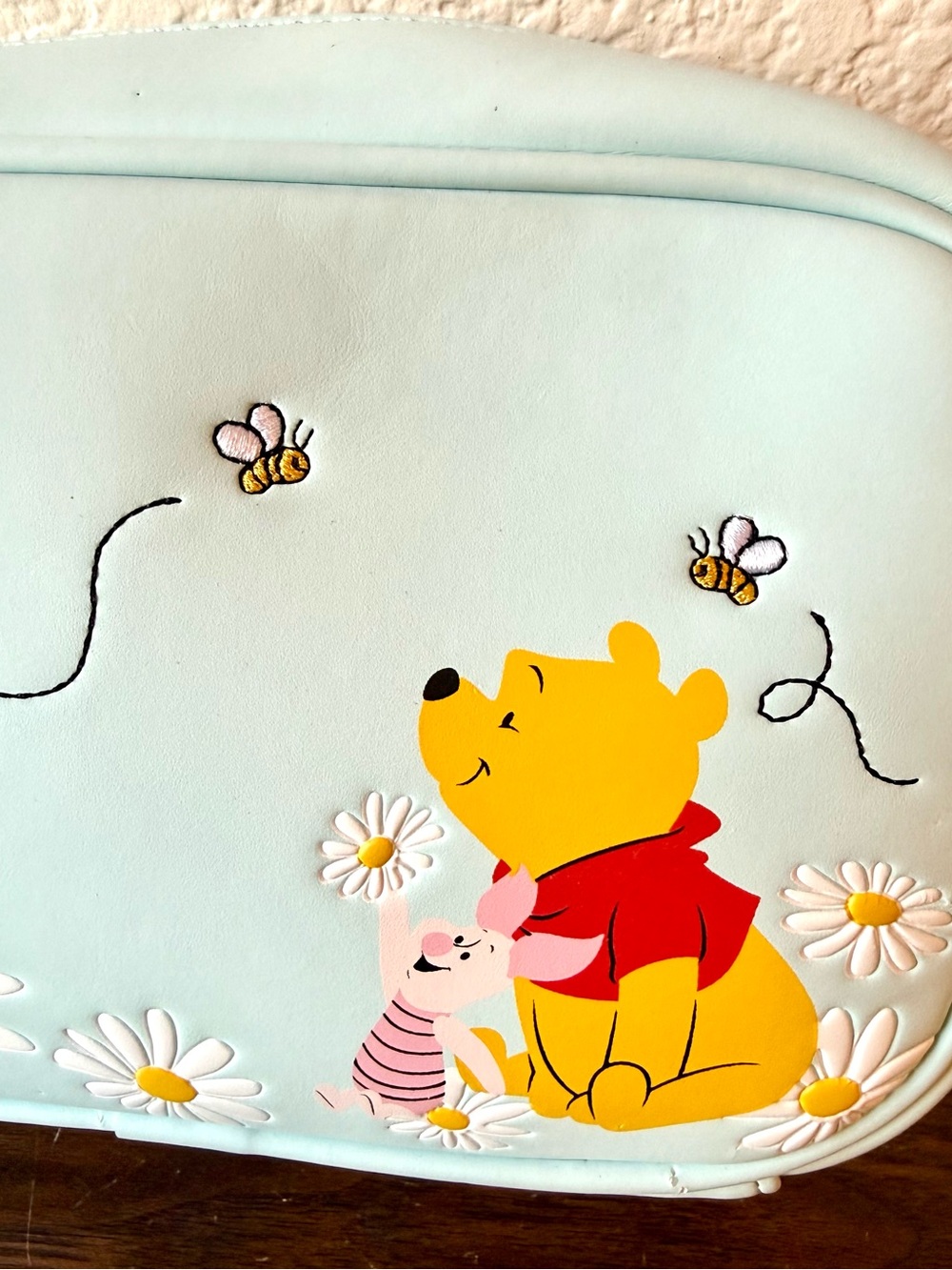 Disney Loungefly Pastel Blue Eeyore Daisy Crossbody Bag Winnie the Pooh - Picture 10 of 16